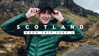 RAIN + WIND, EVERYWHERE! - Scotland Road Trip Vlog 2/2