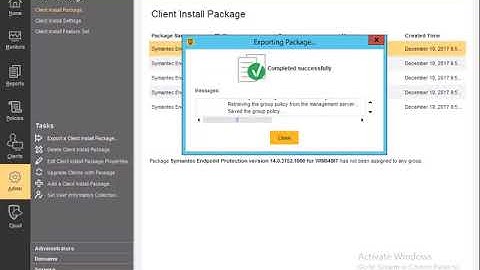 SEP Export Client Installation