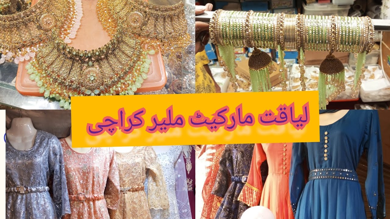 Liaqut market malir Karachi|fancy dresses,kid's dresses variety|Affordable jewellery Designs# sajida
