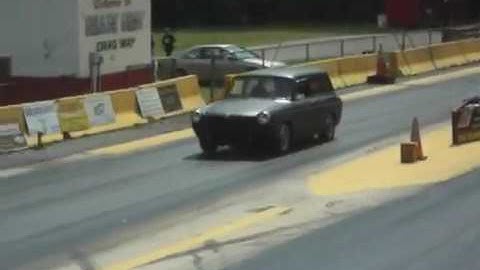 1973 VW Squareback at Shadyside Dragway - German Invasion 1 Volkswagen Show - April 21, 2012