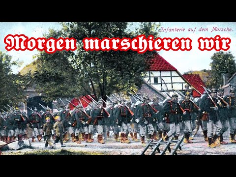 Morgen marschieren wir - Soldatenlied/German Soldier Song + English translation