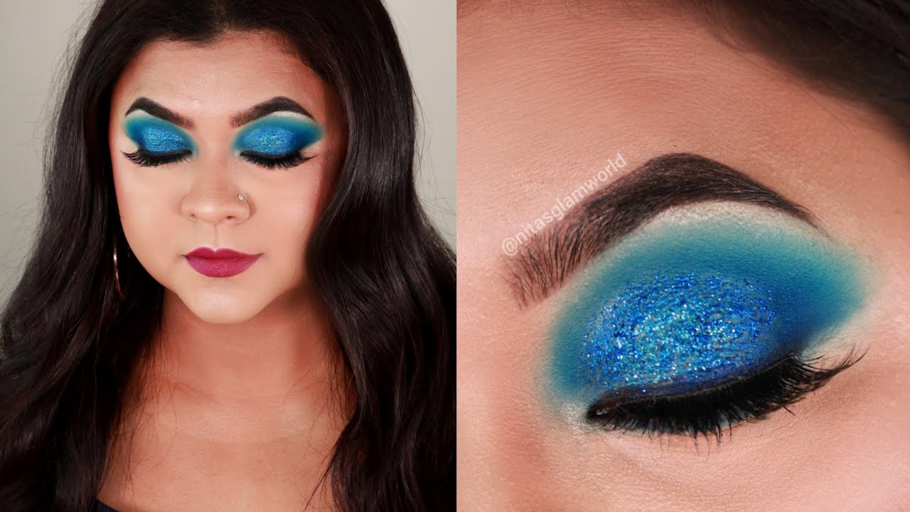 25 Stunning Prom Makeup Ideas for a Blue Dress