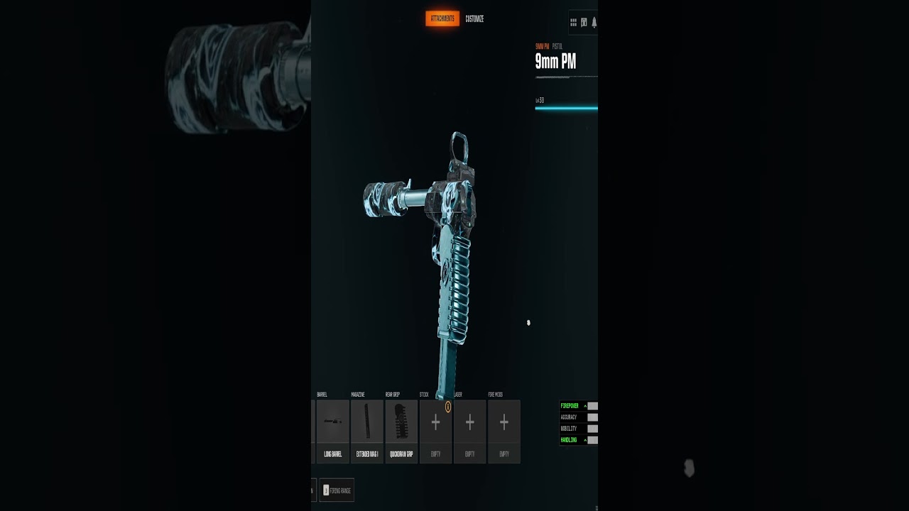 Black Ops 6 Zombies Afterlife On 9mm PM 