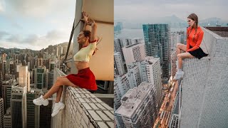 Russian Girl Climbs The Tallest Buildings – On The Top Of The World!