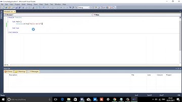 Displaying hello word in VB.net