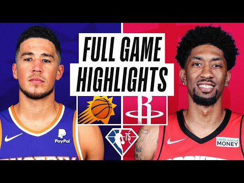 Phoenix Suns vs. Houston Rockets Full Game Highlights | NBA Season 2021-22