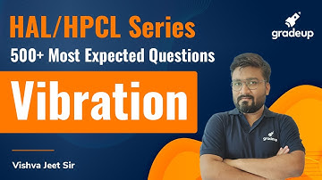 HAL & HPCL Exam 🔥 | Vibration | Mechanical Engg | 500+ Most Expected Questions | By Vishva Jeet Sir