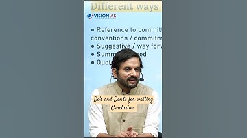 This is HOW the CONCLUSION of Your ANSWER Should LOOK LIKE ft. Jatin Gupta Sir #shorts #upsc #ias