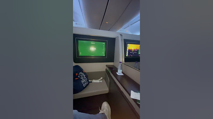 Saudi airline first class cabin experience