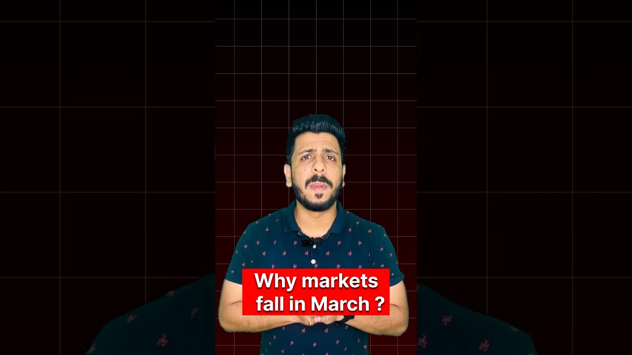 Why Markets Fall In March ? #finance#stockmarket #sensex #nifty #share #sharemarket #ytshorts