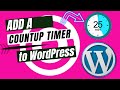 How to Add a Countup Timer to WordPress with Kadence – No Coding Needed! (Best Plugin)