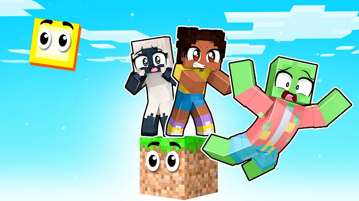 One Block SKYBLOCK with AMANDA THE ADVENTURER in M...