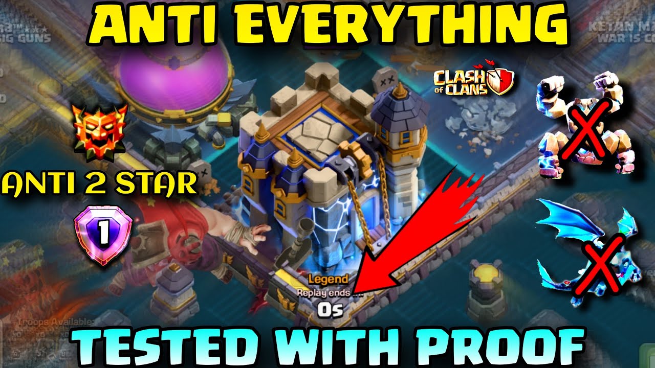 Top 6 Best Town Hall 18 Bases for 1 STARS ! With TH18 War Base Link (Clash of Clans)