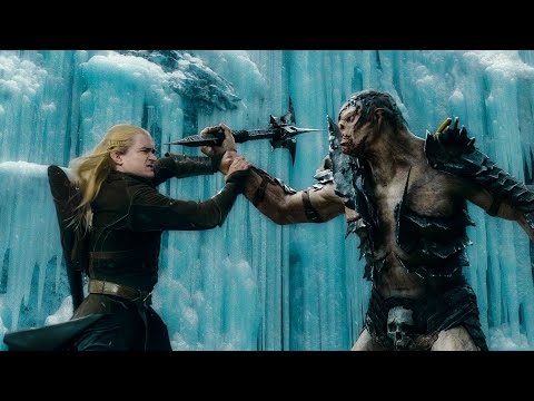 Legolas Battles Bolg - Extended Fight - The Hobbit: Battle of the Five Armies (2014) Movie Clip