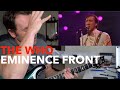 Guitar Teacher REACTS: THE WHO "Eminence Front" LIVE (Toronto 17th Dec 1982) 4K