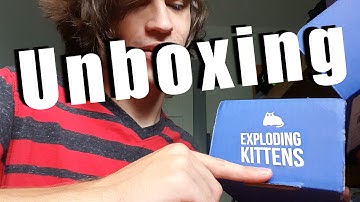 Exploding Kittens Box Opening!