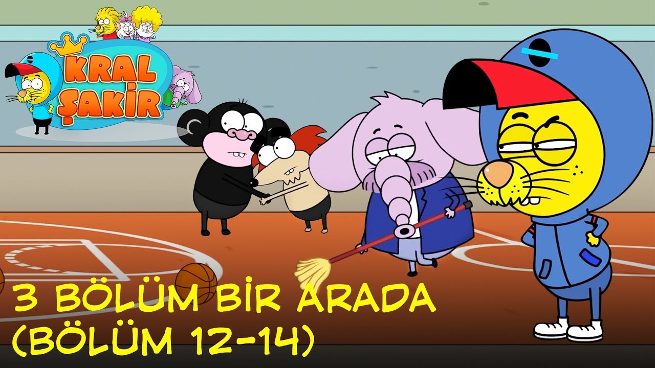 KRAL ŞAKİR: 3 Bölüm Bir Arada | Çizgi Film - YouTube