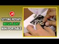 Cara Setting Rotary Mesin Jahit Mini Portable FHSM 505