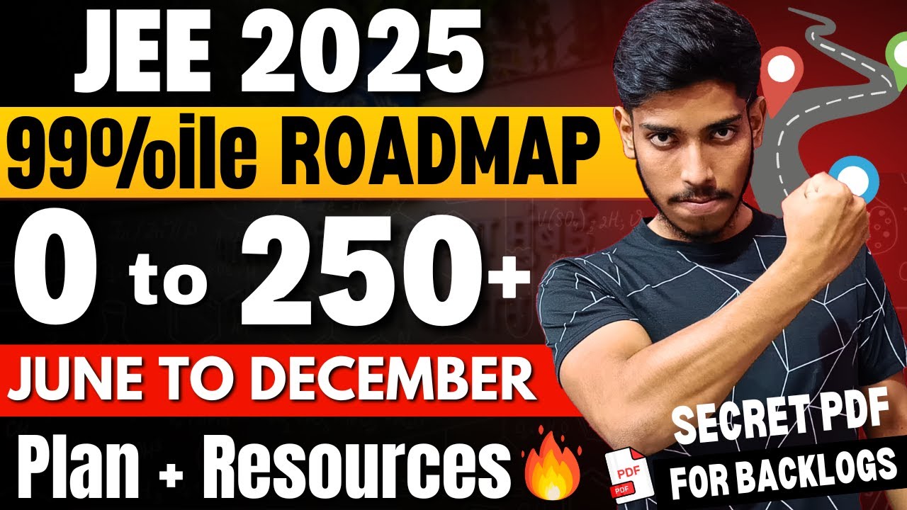 JEE Mains 2025: Score 0 to 250+ in 7 Months🔥| Complete Roadmap for 99 ...