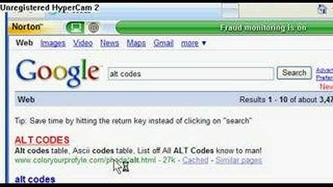 How to type special characters