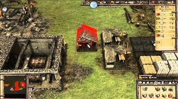 Stronghold 3 Multiplayer - 1vs1vs1 Deathmatch (yes,I almost lost)