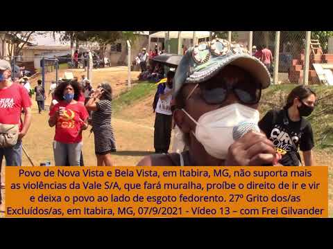 Vale S/A fará muralha em Itabira, tira direito de ir e vir e esgoto fedorento para o povo. Vídeo 13