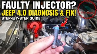 How to test an injector on a Jeep 4.0 engine