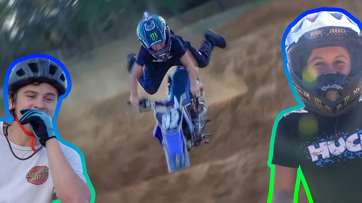 Huck Destroys The Family Jewels!! Worst Pit Bike C...