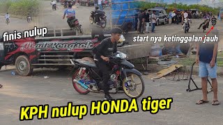 seru nya Supra bapak ikut liaran‼️real KPH nulup Honda Tiger 😲