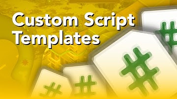 [GitHub Preview] Custom Script Template Tool V0.1
