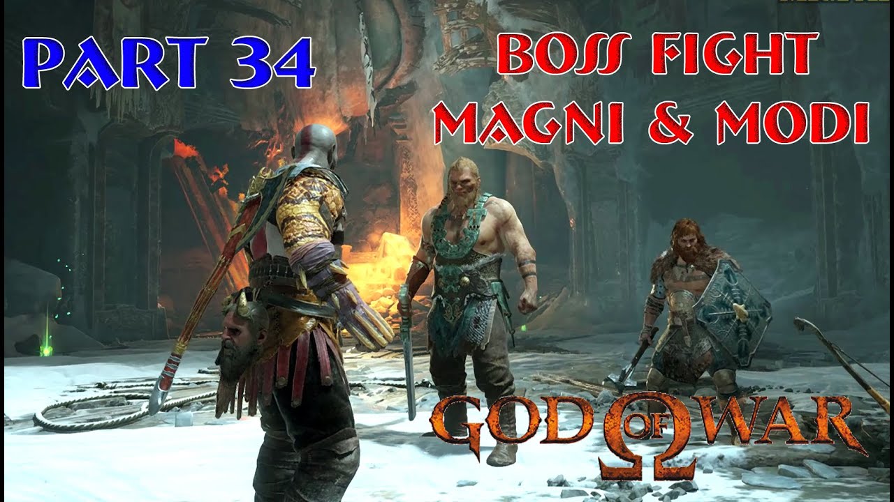 GOD OF WAR WALKTHROUGH THE MAGIC CHISEL BOSS FIGHT MAGNI & MODI