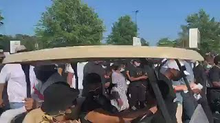 Time-lapse Video of Protesters Heading to Chesapeake City Hall