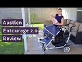 Austlen entourage 20 stroller review  best double stroller for growing families