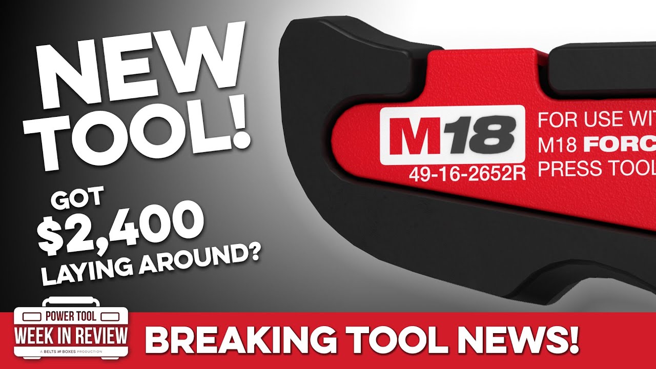BREAKING! New Tools from Milwaukee, and surprise, you're gonna need DEEP POCKETS. Tool News! #shorts