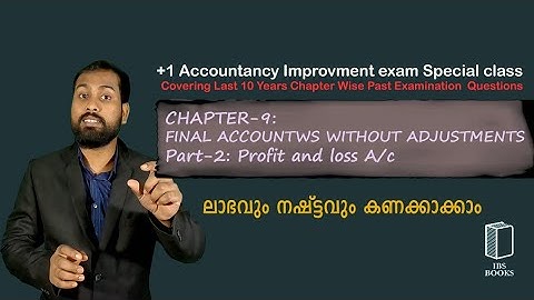 PEQ-C-9: PART-2: Profit and loss Account