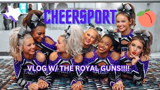 CHEERSPORT VLOG!!!!!! | Spirit of Texas Royal Guns 2024