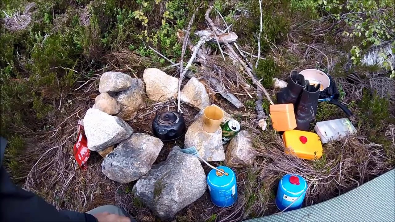 På ørretjakt i Telemark.