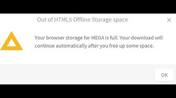 Out of html5 offline storage space