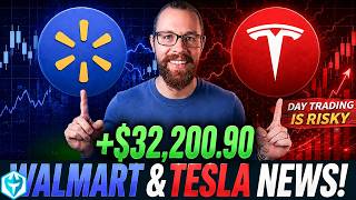 Trading Tesla and Walmart Breaking News Headlines...