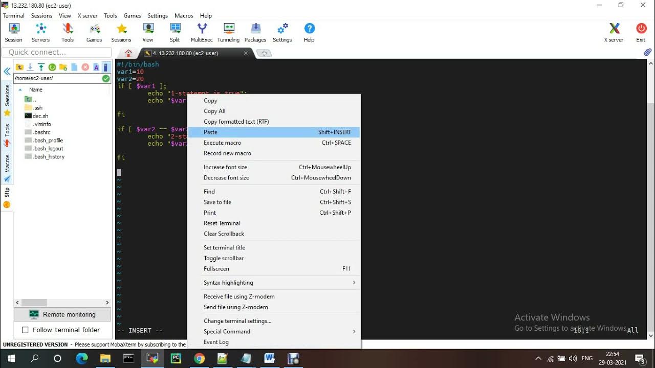 Decision Making in Shell Scripting || if else switch statements - YouTube