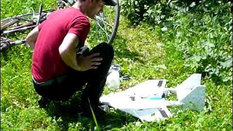 SCRATCHBUILD RC FOAM PLANE MADE FROM PIECES!