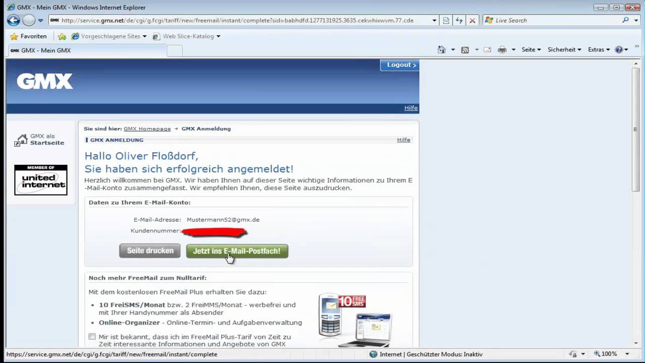 E www login de gmx mail GMX Login