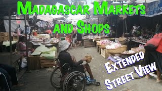 Madagascar Street View of Markets and Shops