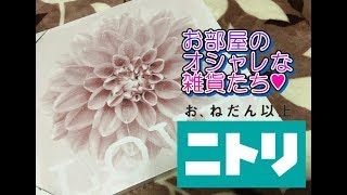 (no90)お値段以上ニトリ♥お部屋おしゃれ雑貨♥購入品紹介♥Stylish miscellaneous goods in the room