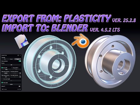 Export from Plasticity to Blender at the Correct Scale