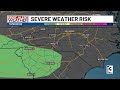 Tracking rain before warm and dry weather returns to the Carolinas