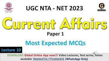 NTA UGC NET Paper 1 Preparation 2023 Current Affairs Expected Questions