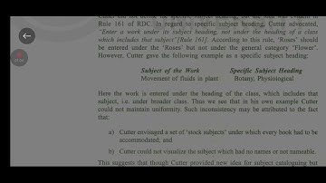 pre cordinate indexing cutter