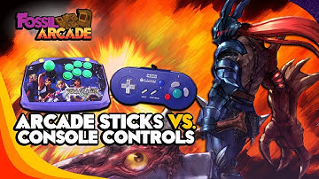Arcade Stick vs. Console Controller - Fossil Arcade