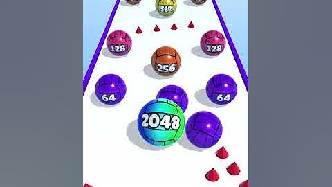 Ball Merge 2048 - All Levels Gameplay part (  18 ) IOS, Android 😍💯✅